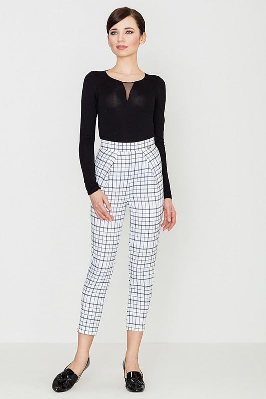 white - Women trousers model 114286 Lenitif