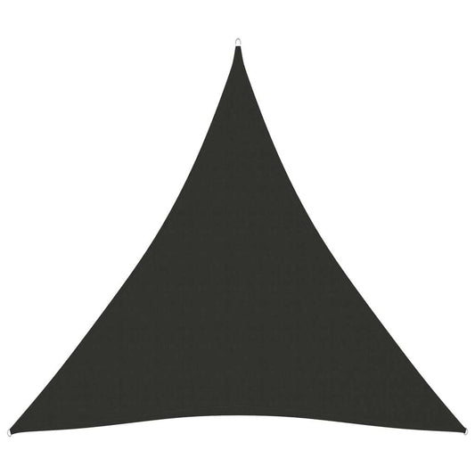 vidaXL Sunshade Sail Oxford Fabric Triangular 3x3x3 m Anthracite