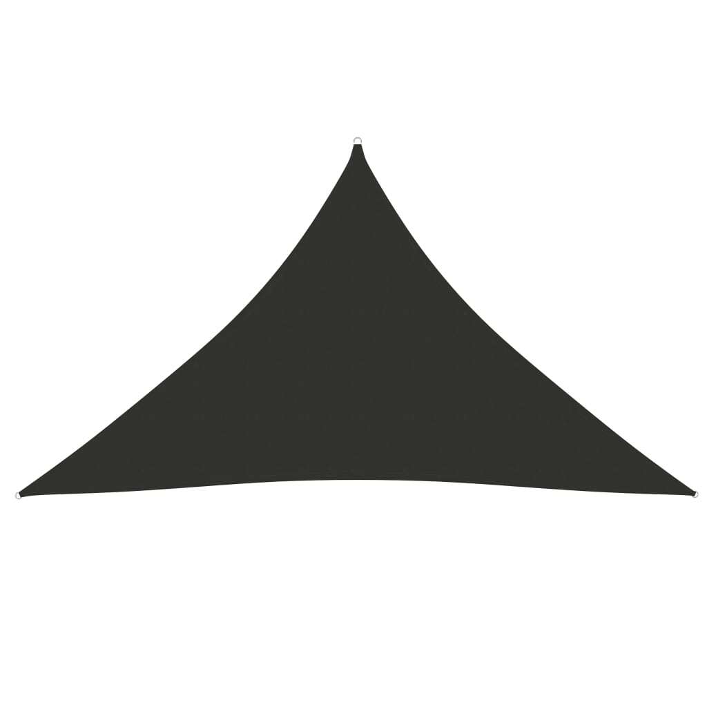 vidaXL Sunshade Sail Oxford Fabric Triangular 4x4x5.8 m Anthracite