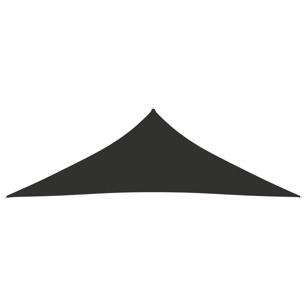 vidaXL Sunshade Sail Oxford Fabric Triangular 4x4x5.8 m Anthracite