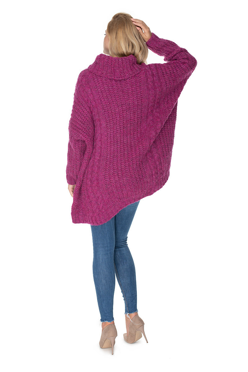 violet - Turtleneck model 135312 PeeKaBoo