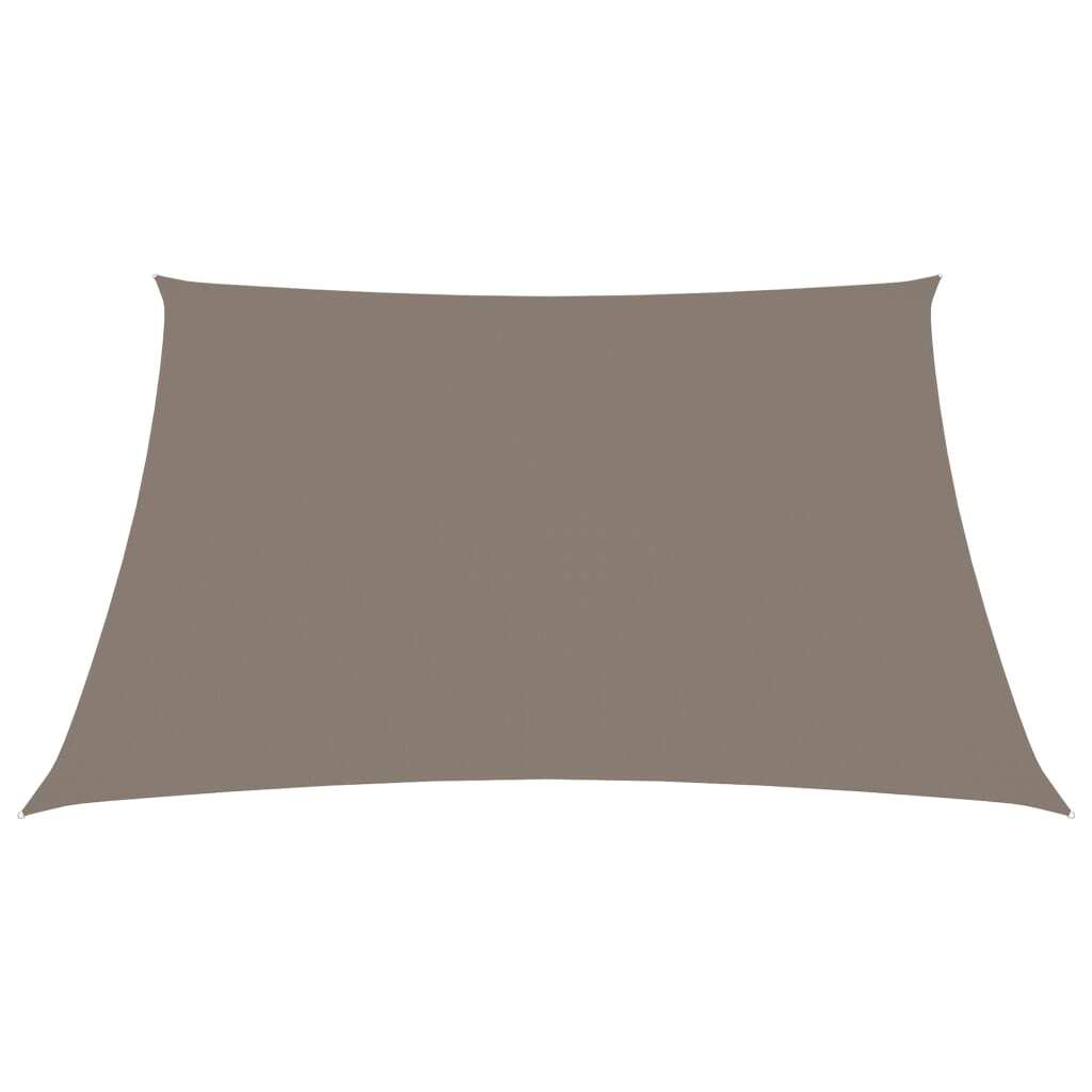 vidaXL Sunshade Sail Oxford Fabric Square 4x4 m Taupe