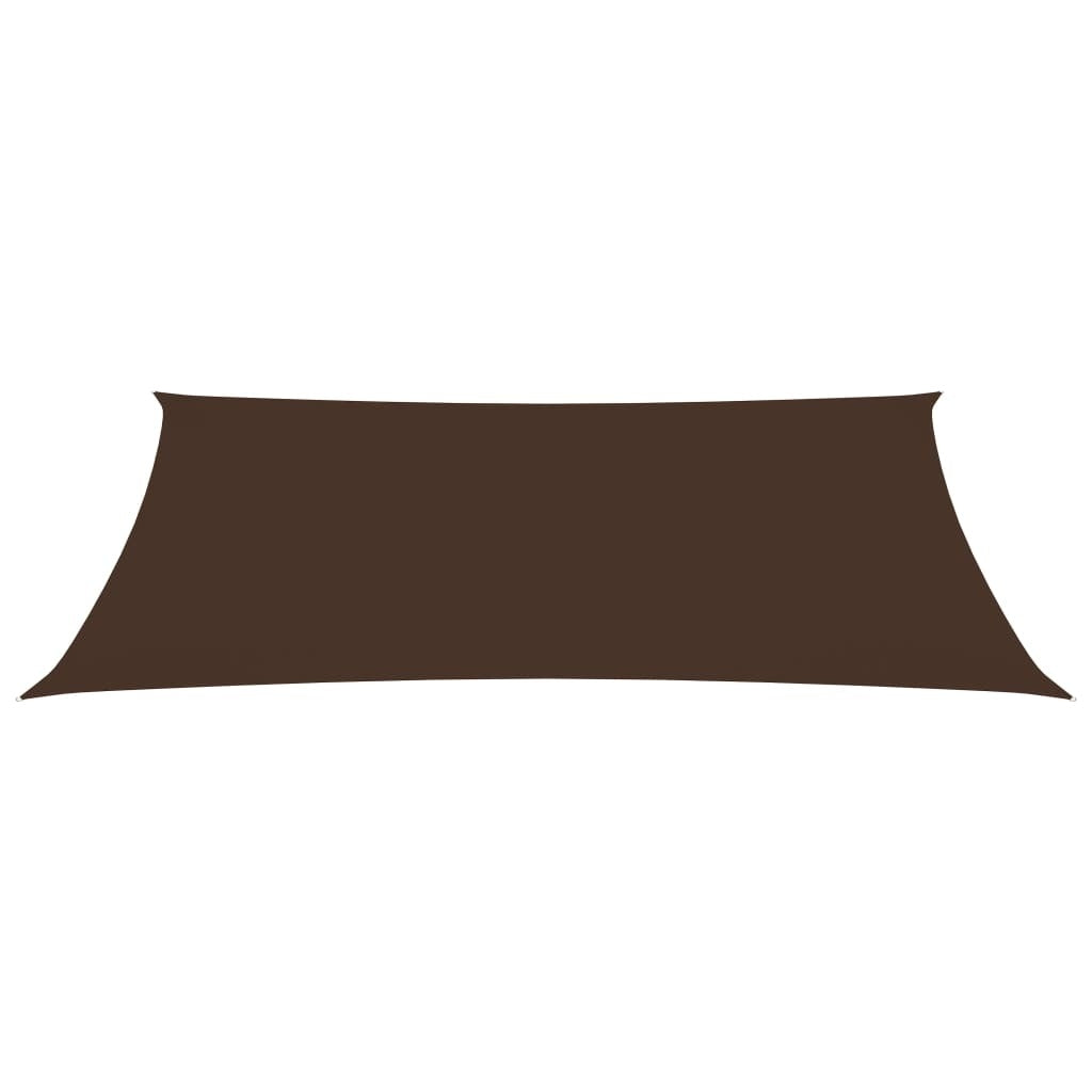 vidaXL Sunshade Sail Oxford Fabric Rectangular 2.5x5 m Brown