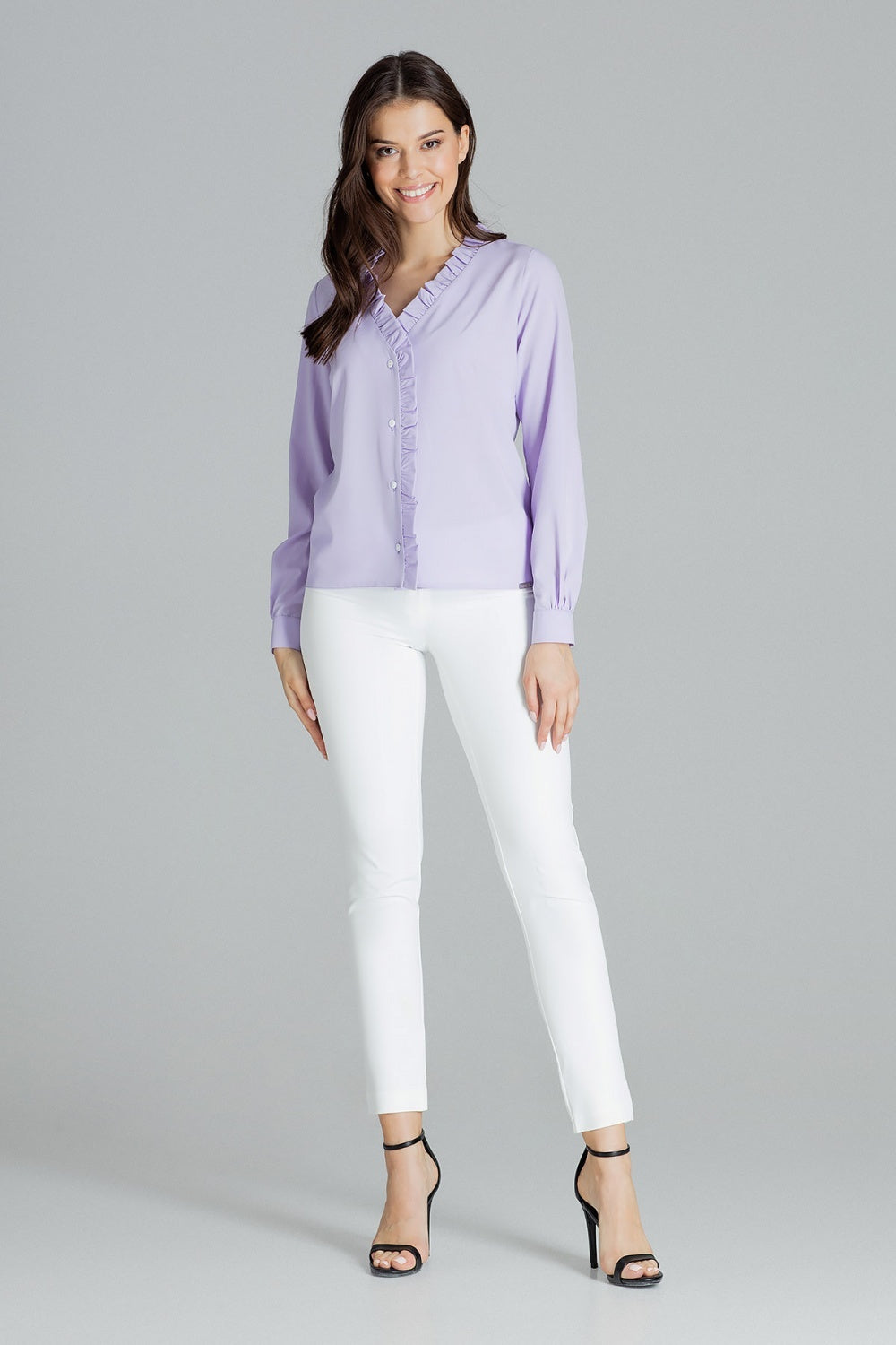 violet - Long sleeve shirt model 143923 Lenitif