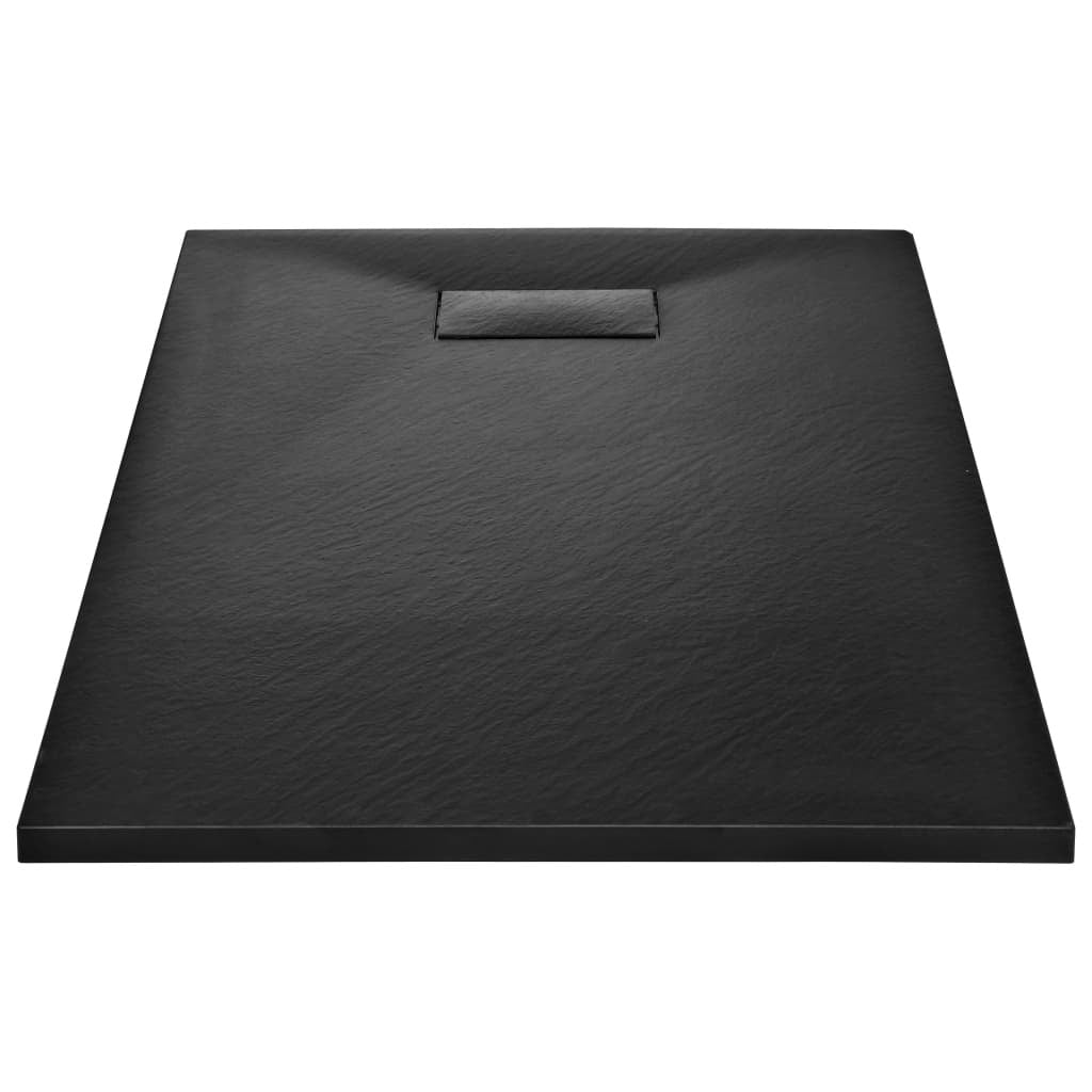 vidaXL Shower Base Tray SMC Black 120x70 cm