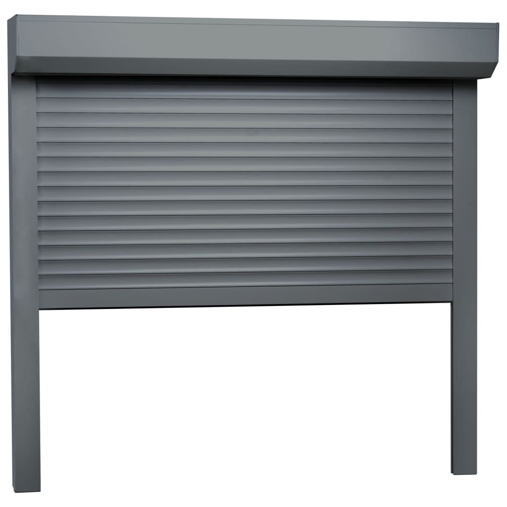 vidaXL Roller Shutter Aluminium 160x150 cm Anthracite