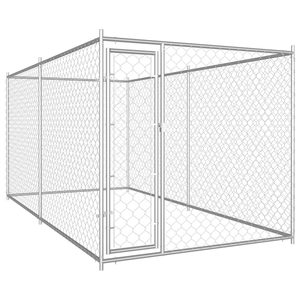 vidaXL Outdoor Dog Kennel 382x192x185 cm