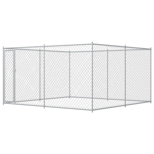 vidaXL Outdoor Dog Kennel 383x383x185 cm