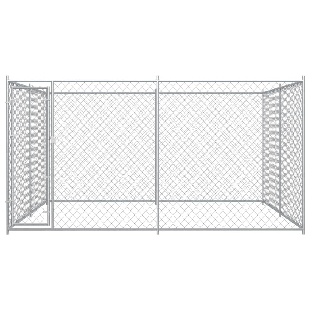 vidaXL Outdoor Dog Kennel 383x383x185 cm