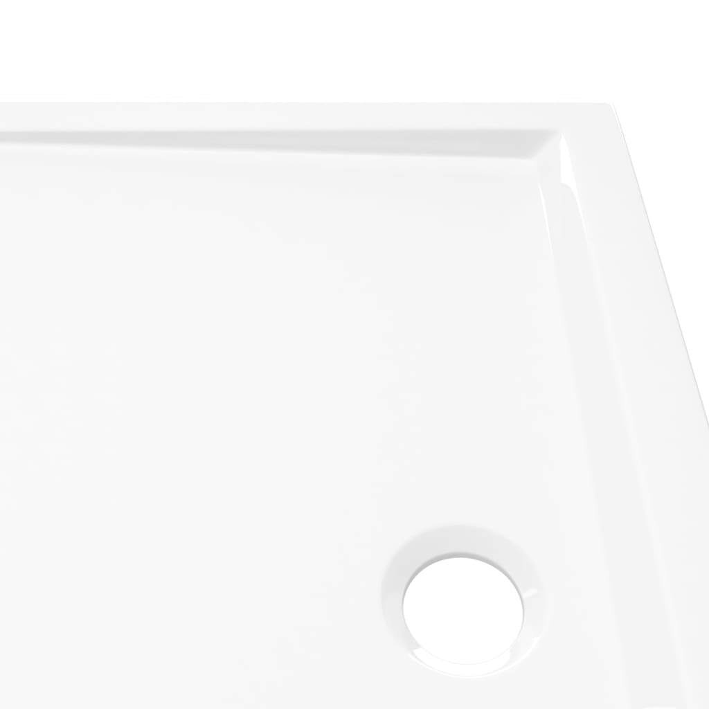 vidaXL Rectangular ABS Shower Base Tray 80x100 cm