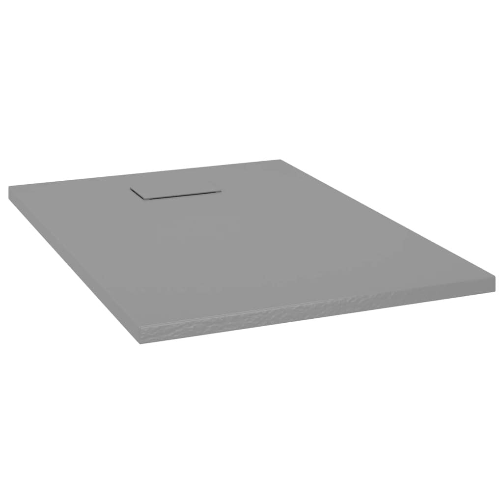 vidaXL Shower Base Tray SMC Grey 100x70 cm