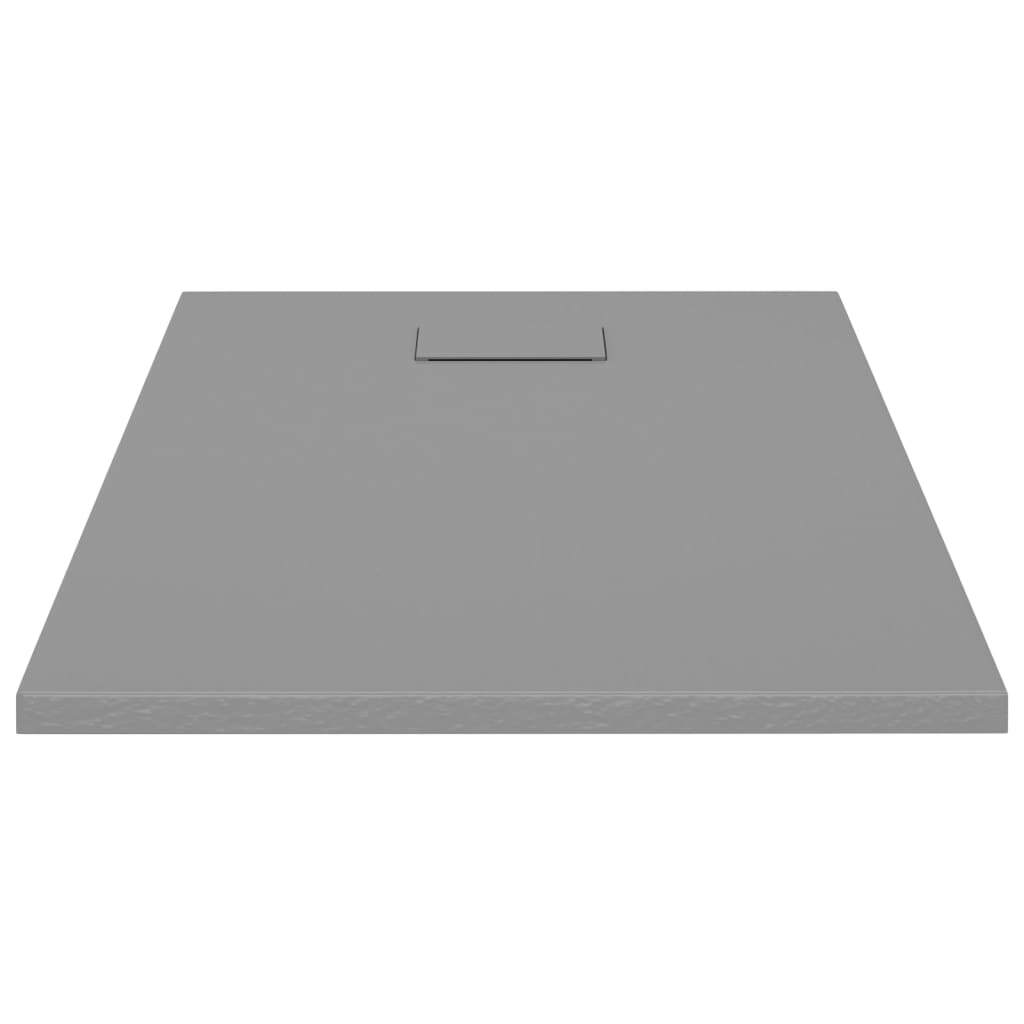 vidaXL Shower Base Tray SMC Grey 100x70 cm