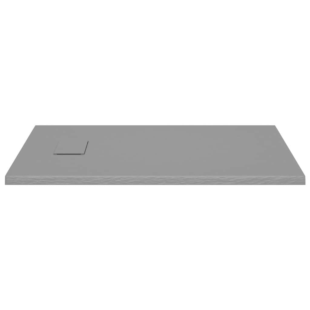 vidaXL Shower Base Tray SMC Grey 100x70 cm