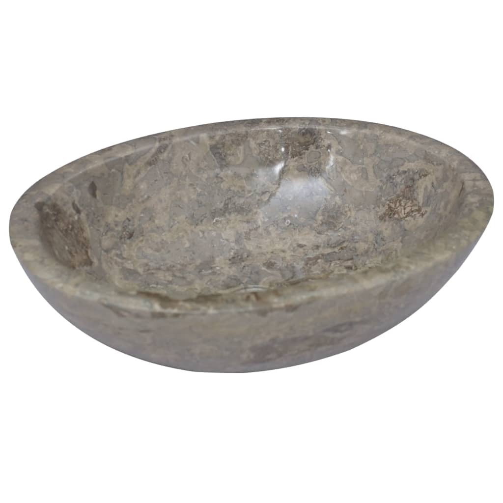 vidaXL Sink Grey 53x40x15 cm Marble