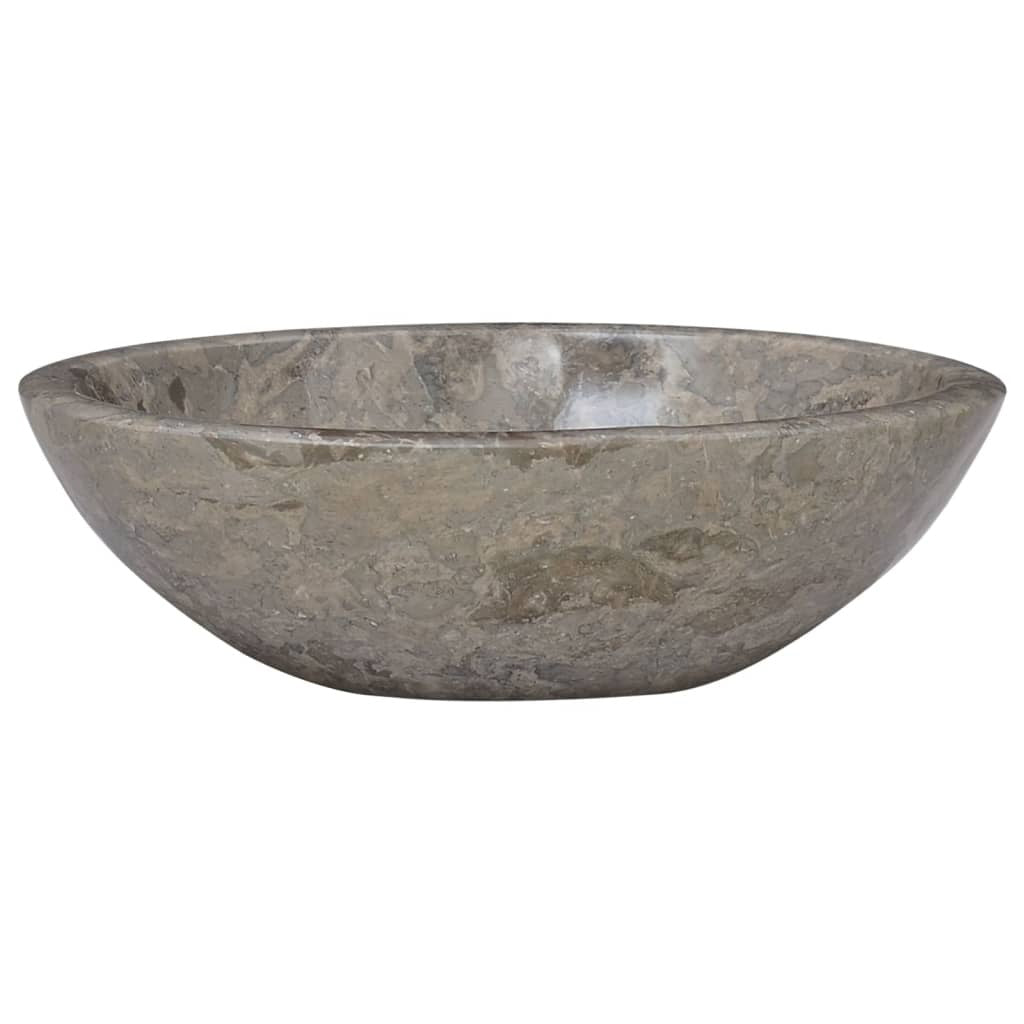 vidaXL Sink Grey 53x40x15 cm Marble