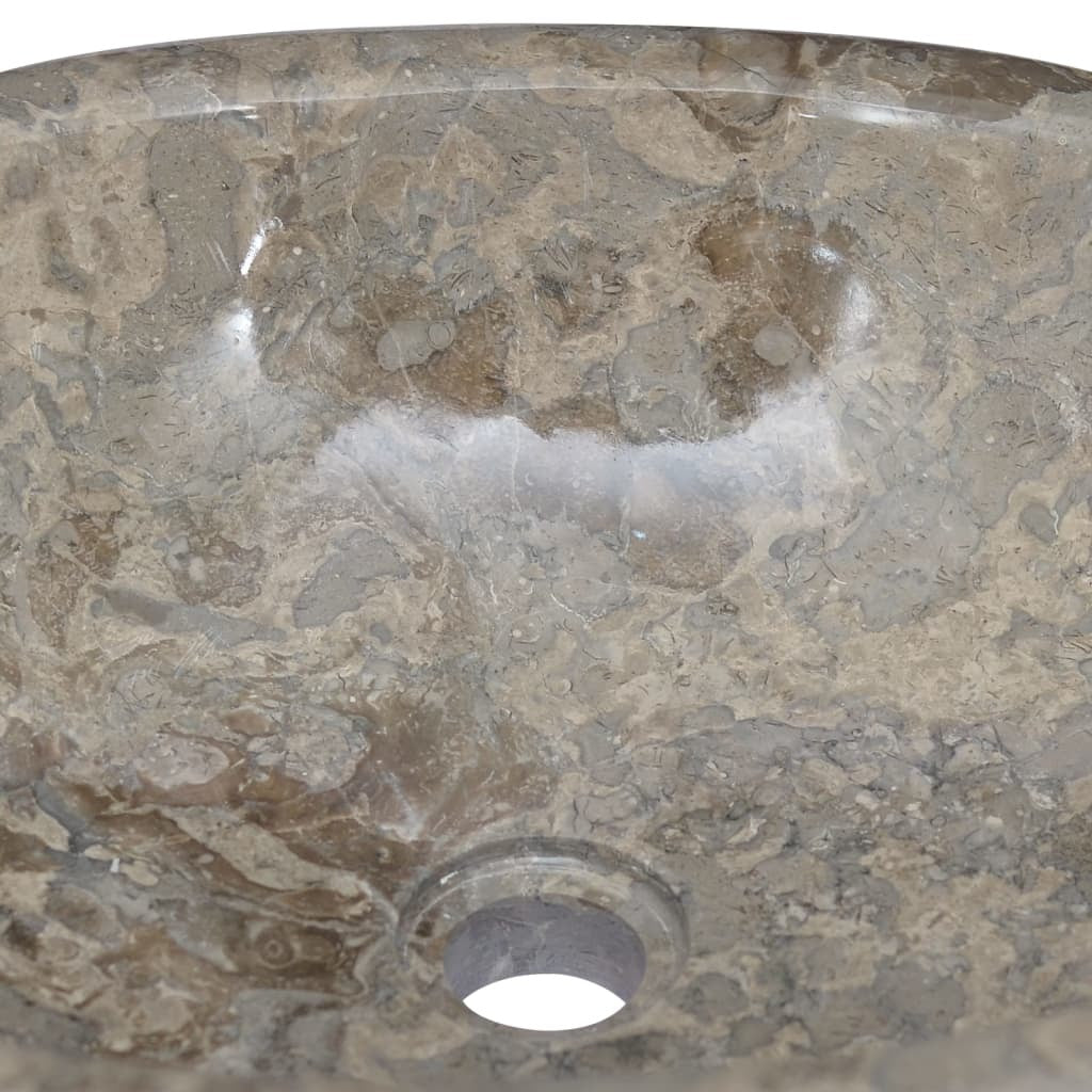 vidaXL Sink Grey 53x40x15 cm Marble