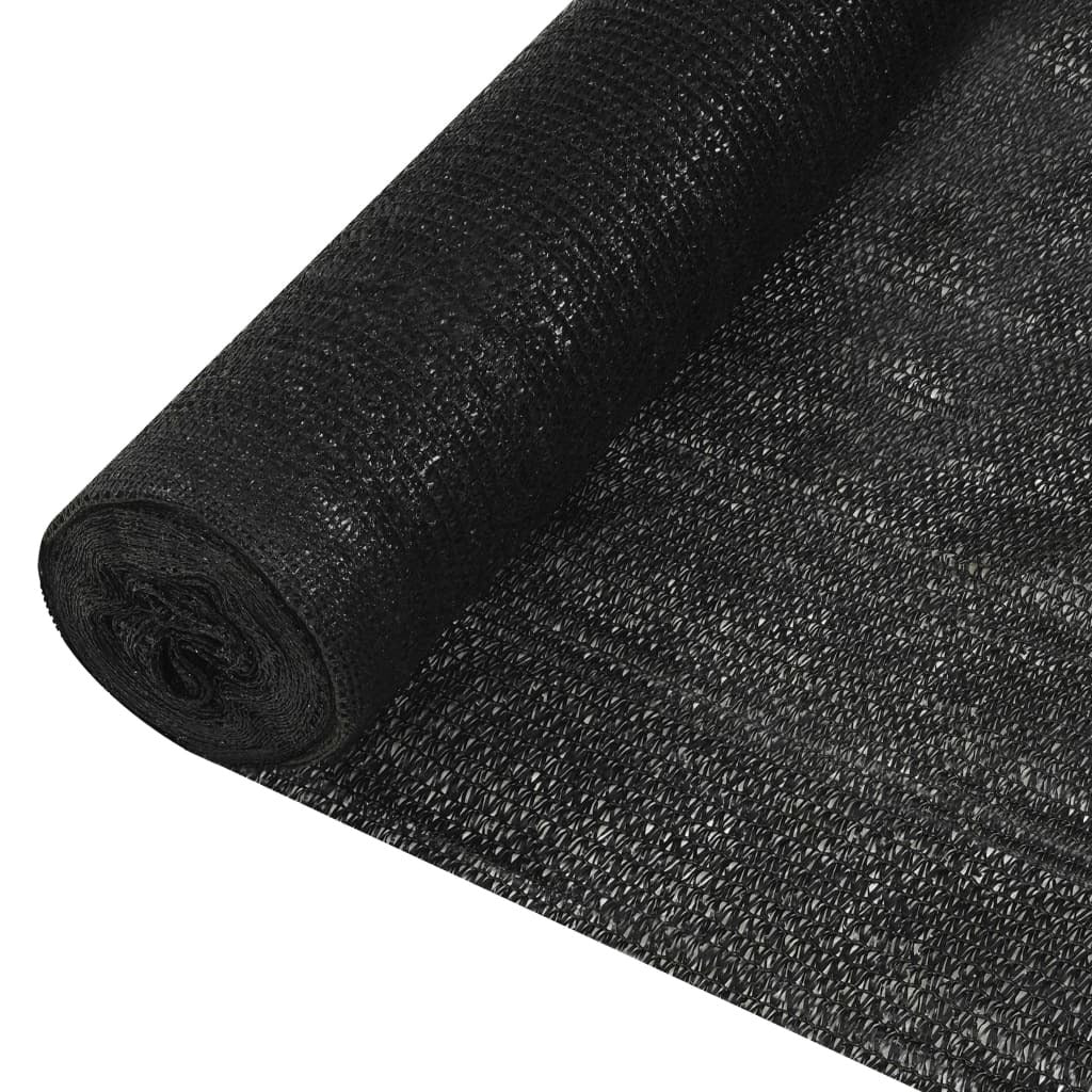 vidaXL Privacy Net Black 1x10 m HDPE 195 g/m