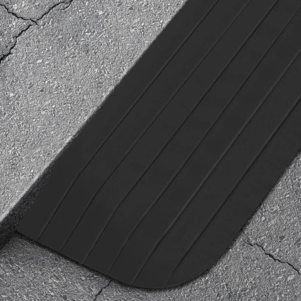 vidaXL Threshold Ramps 2 pcs 110x21x2.5 cm Rubber