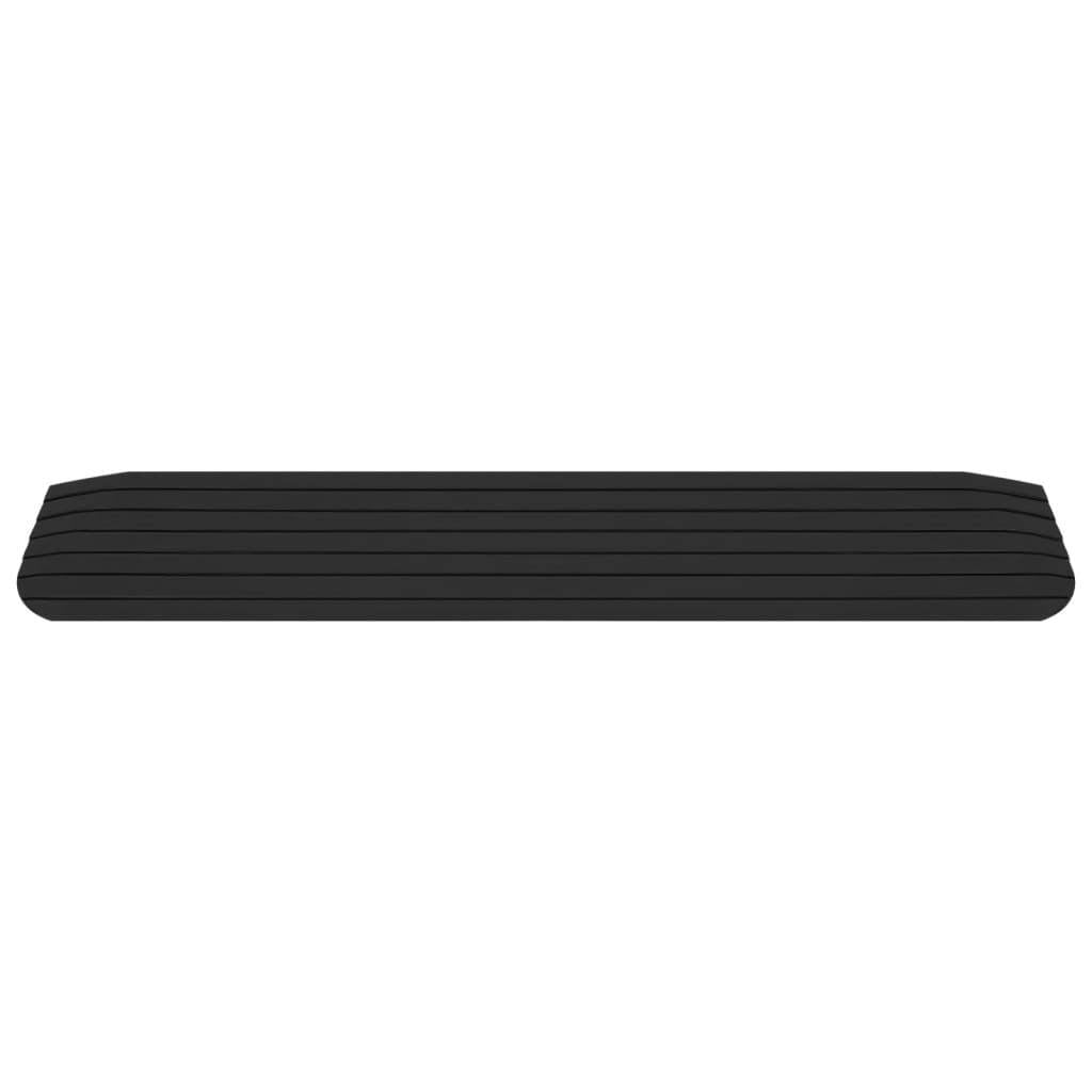 vidaXL Threshold Ramps 2 pcs 110x21x2.5 cm Rubber