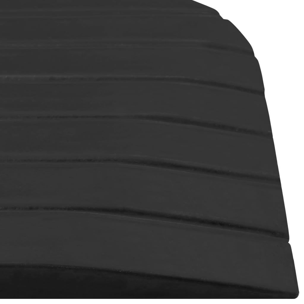 vidaXL Threshold Ramps 2 pcs 110x21x2.5 cm Rubber