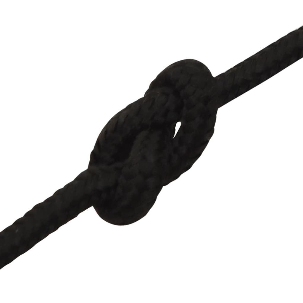 Work Rope Black 4 mm 50 m Polyester