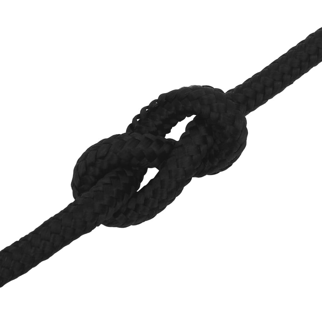 Work Rope Black 14 mm 100 m Polyester