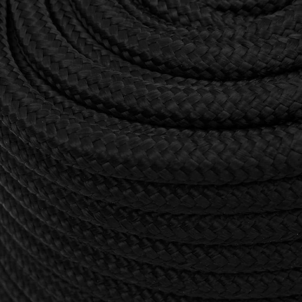 Work Rope Black 16 mm 50 m Polyester