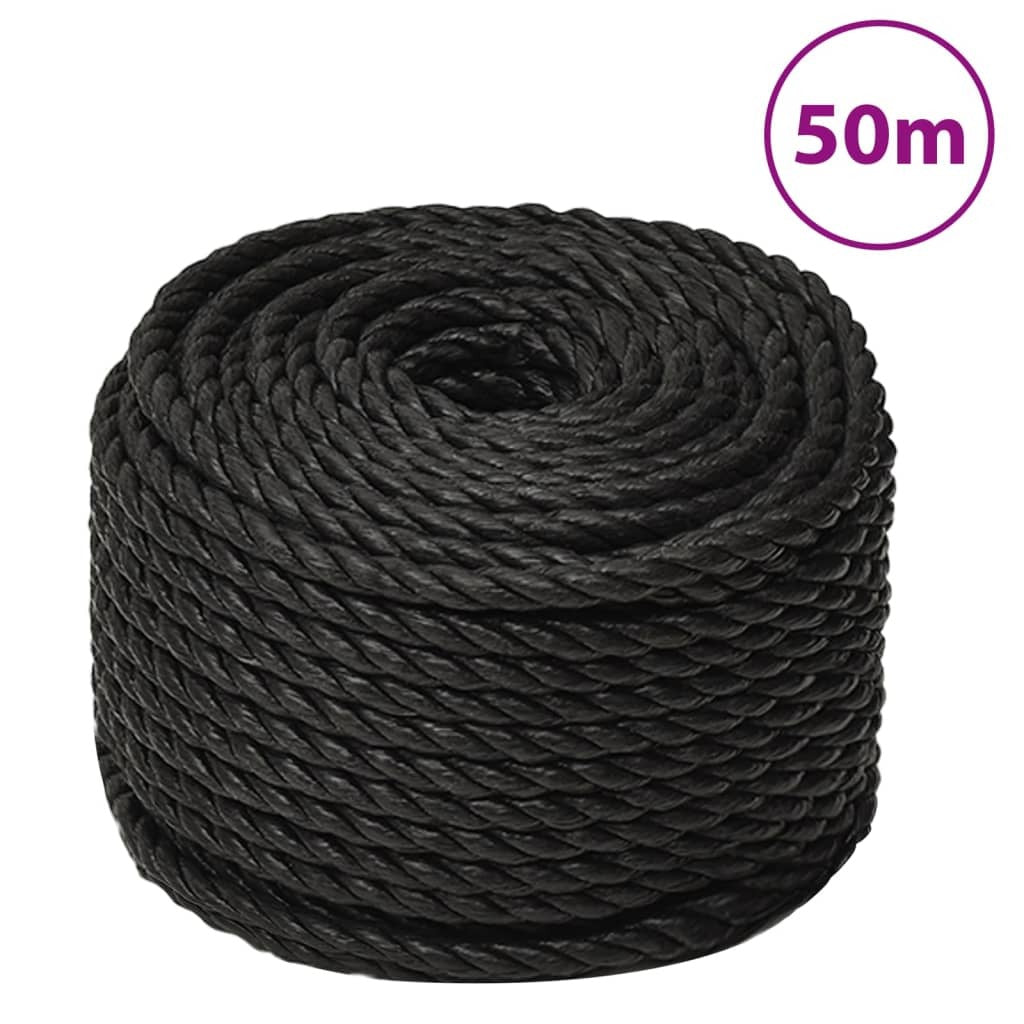 Work Rope Black 16 mm 50 m Polypropylene