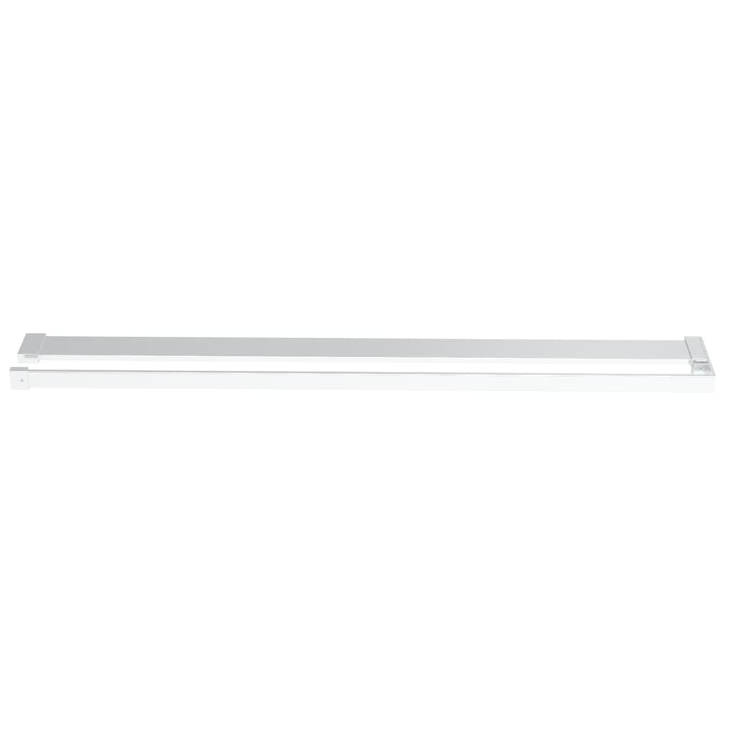 vidaXL Shower Shelf for Walk-in Shower Wall Chrome 100 cm Aluminium