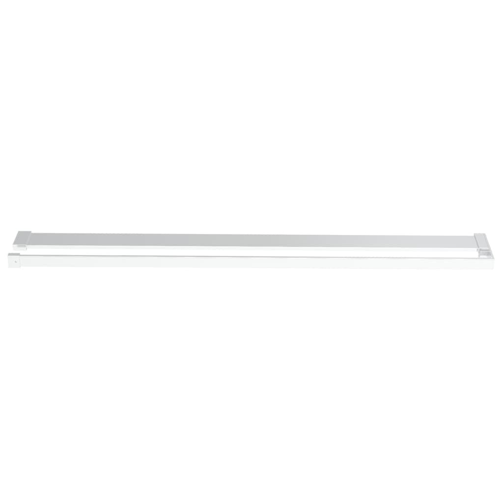 vidaXL Shower Shelf for Walk-in Shower Wall Chrome 115 cm Aluminium