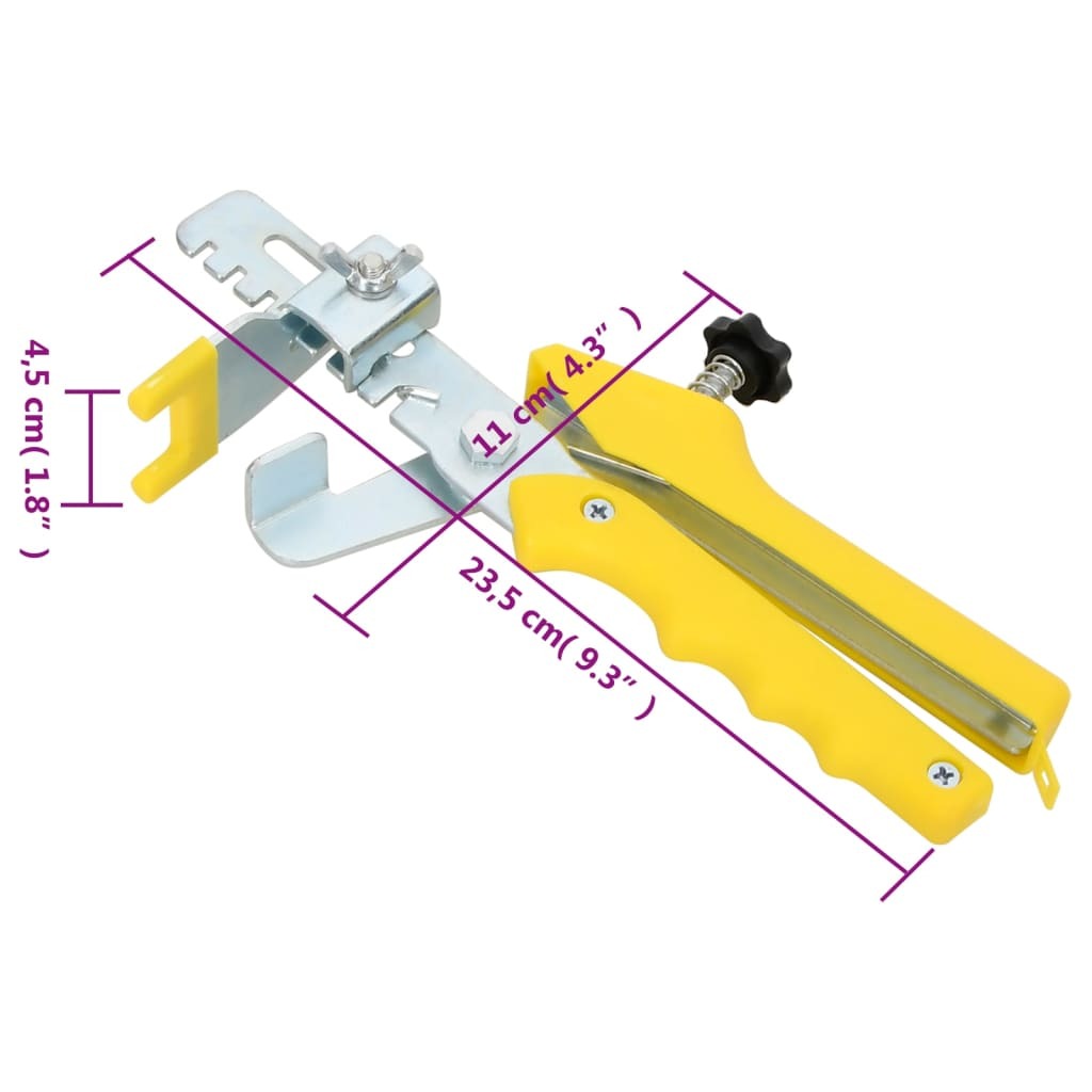 vidaXL Tile Levelling Plier Steel and PP