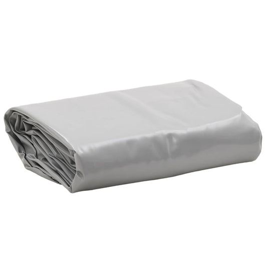 vidaXL Tarpaulin Grey 5x5 m 650 g/m