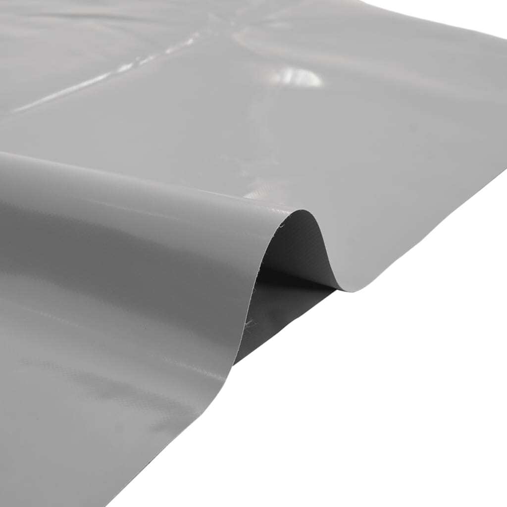 vidaXL Tarpaulin Grey 1.5x10 m 650 g/m