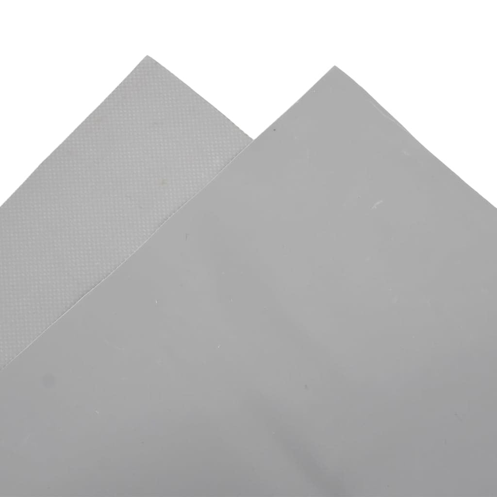 vidaXL Tarpaulin Grey 1.5x10 m 650 g/m