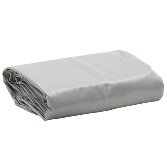 vidaXL Tarpaulin Grey  2 m 650 g/m