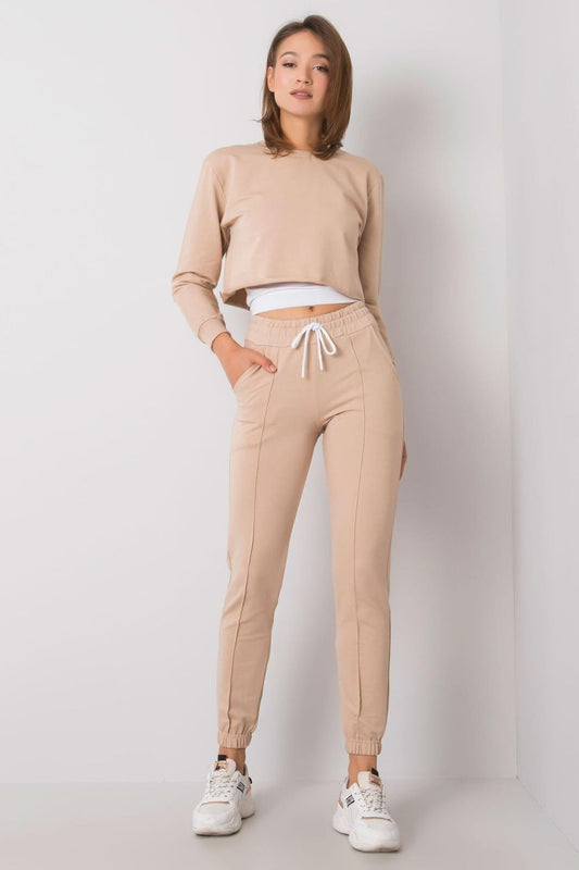 beige - Women trousers model 168895 Rue Paris