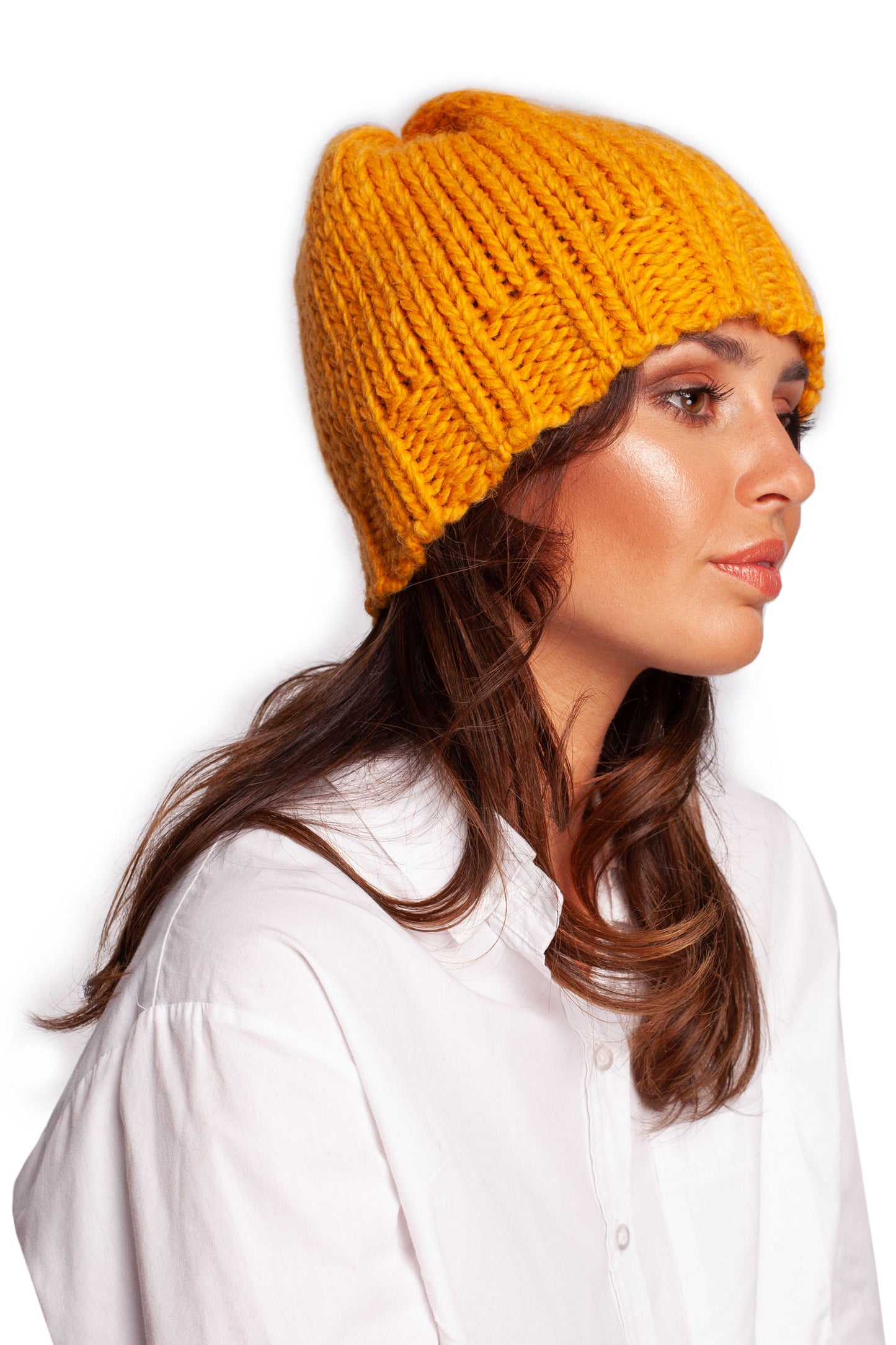 yellow - Cap model 171222 BE Knit