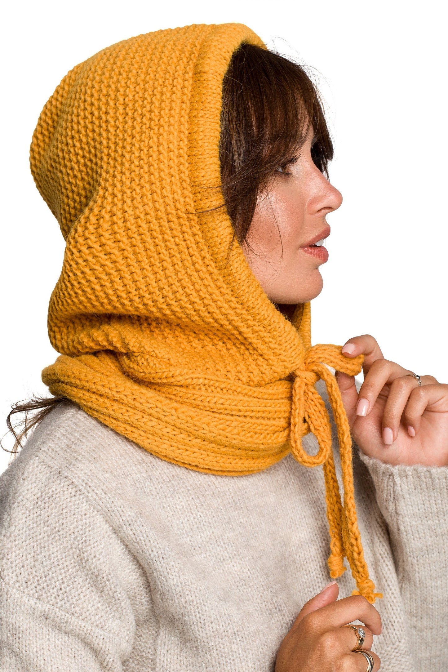 yellow - Infinity Scarf model 171247 BE Knit