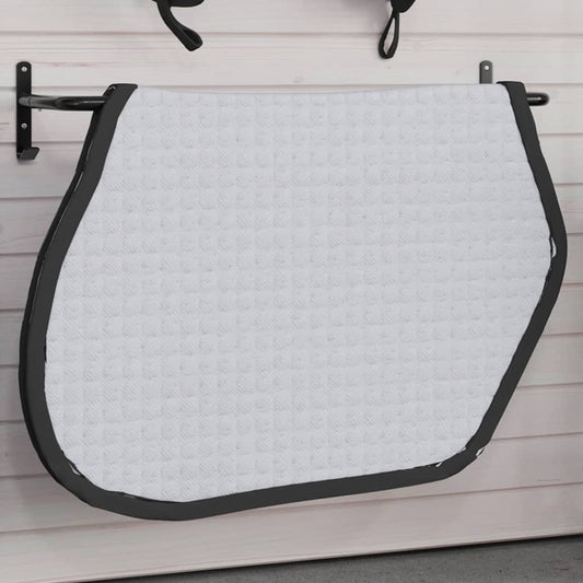 vidaXL Saddle Pad Rack Black Iron