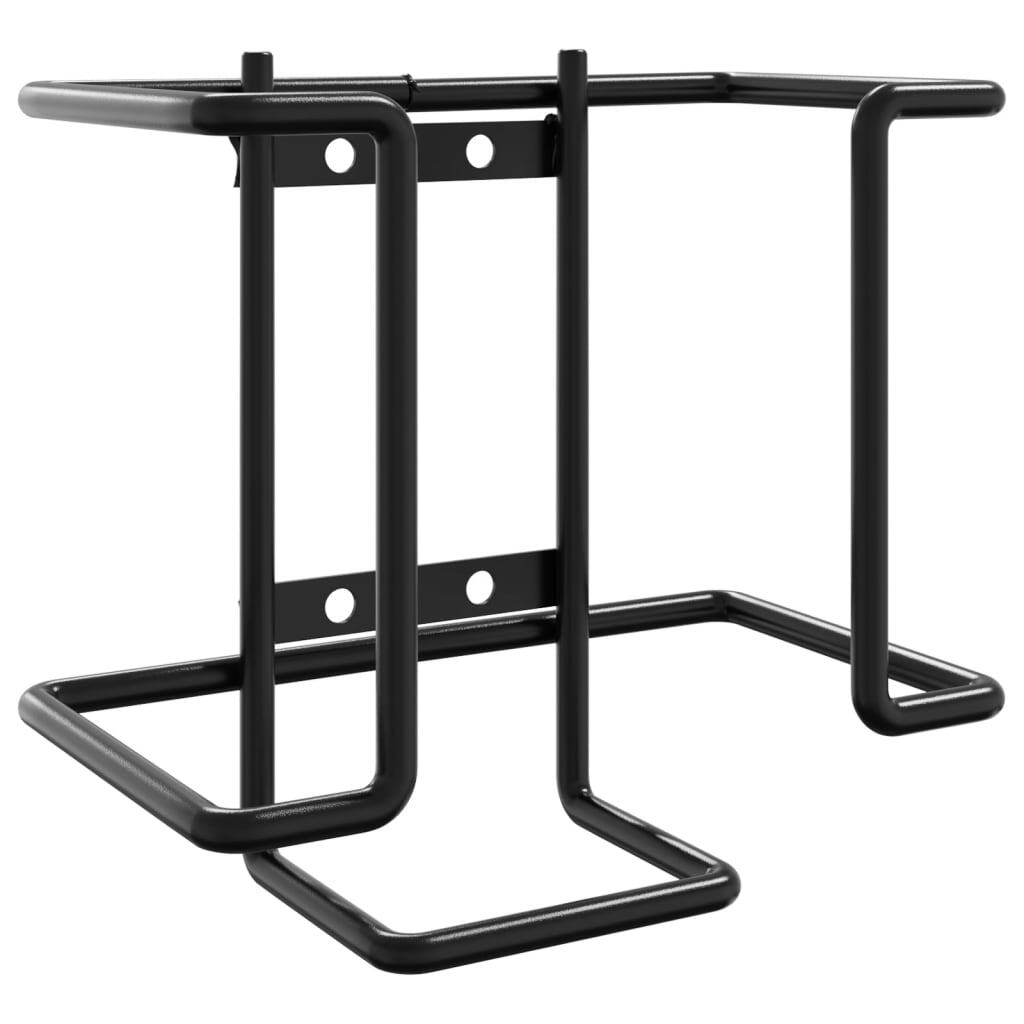 vidaXL Salt Lick Holder Black Steel