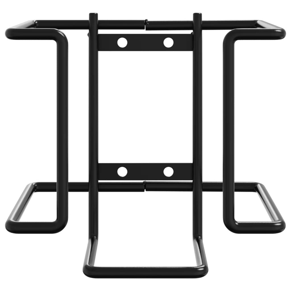 vidaXL Salt Lick Holder Black Steel