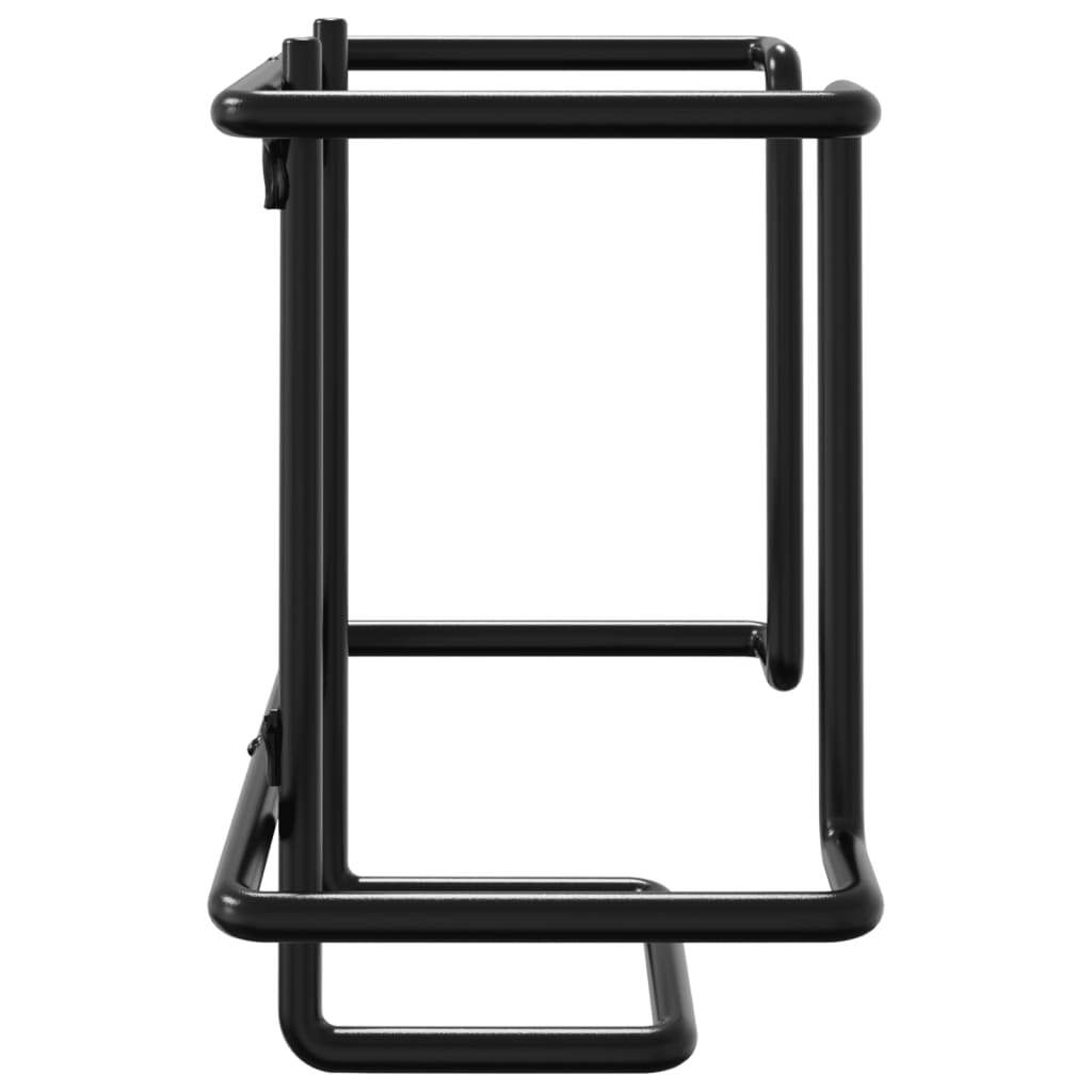 vidaXL Salt Lick Holder Black Steel