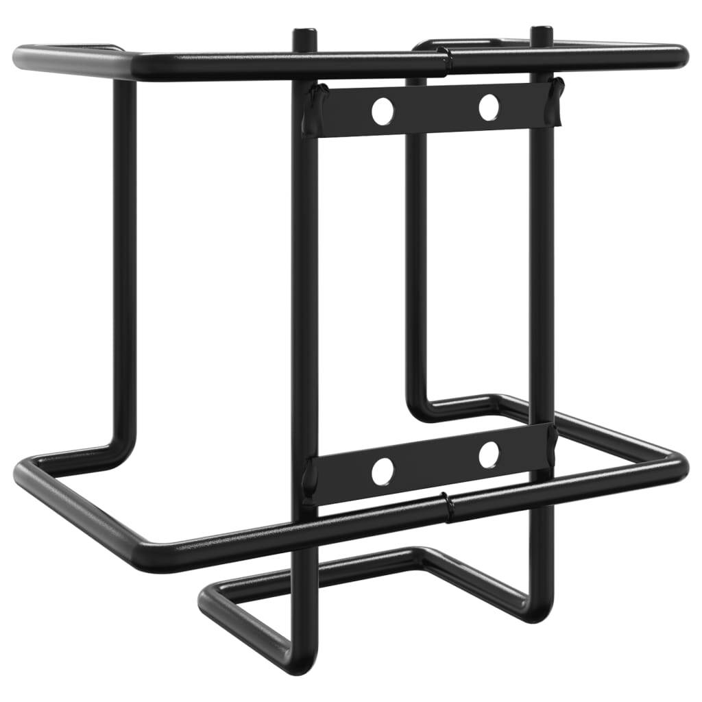 vidaXL Salt Lick Holder Black Steel