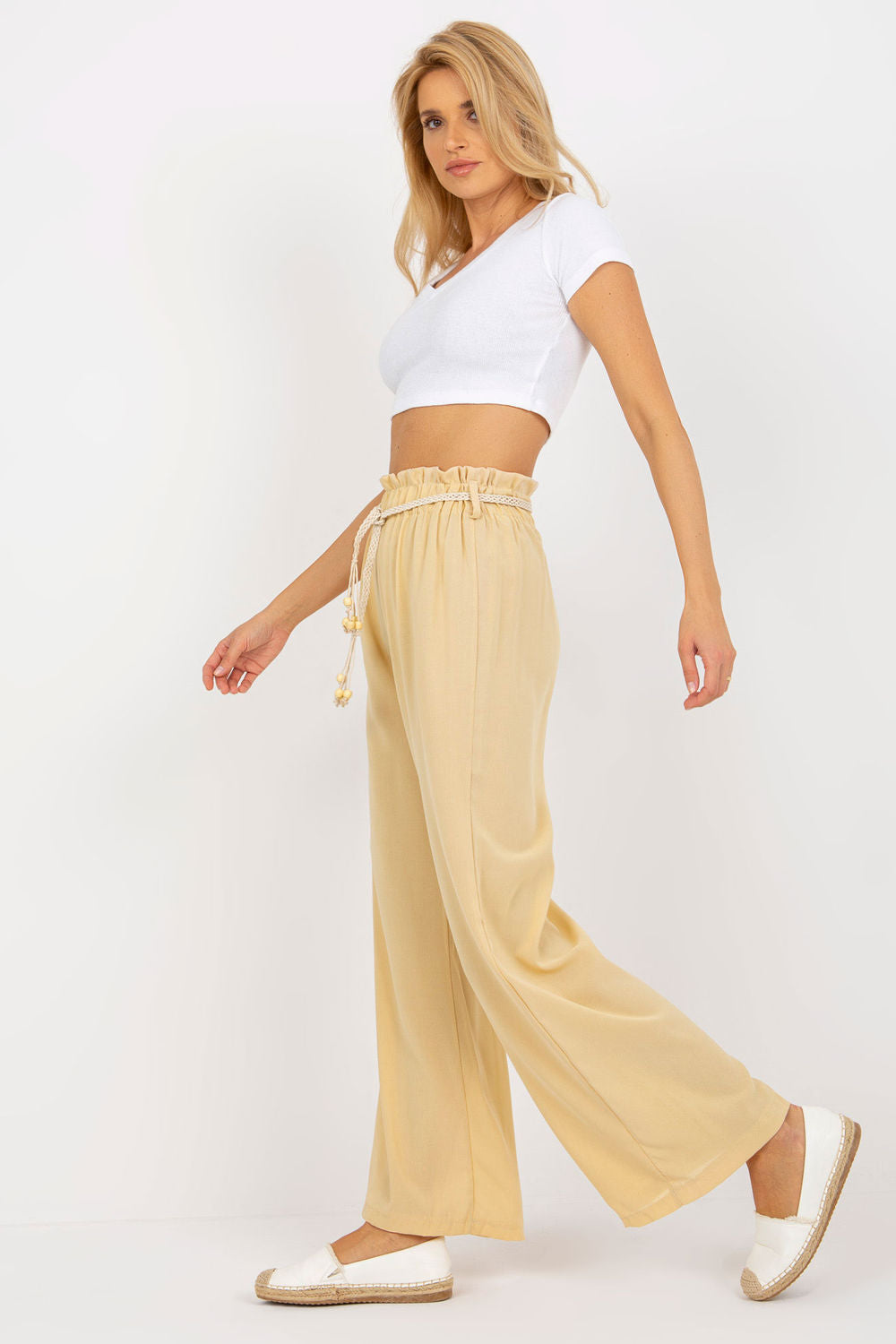 yellow - Women trousers model 179159 EM