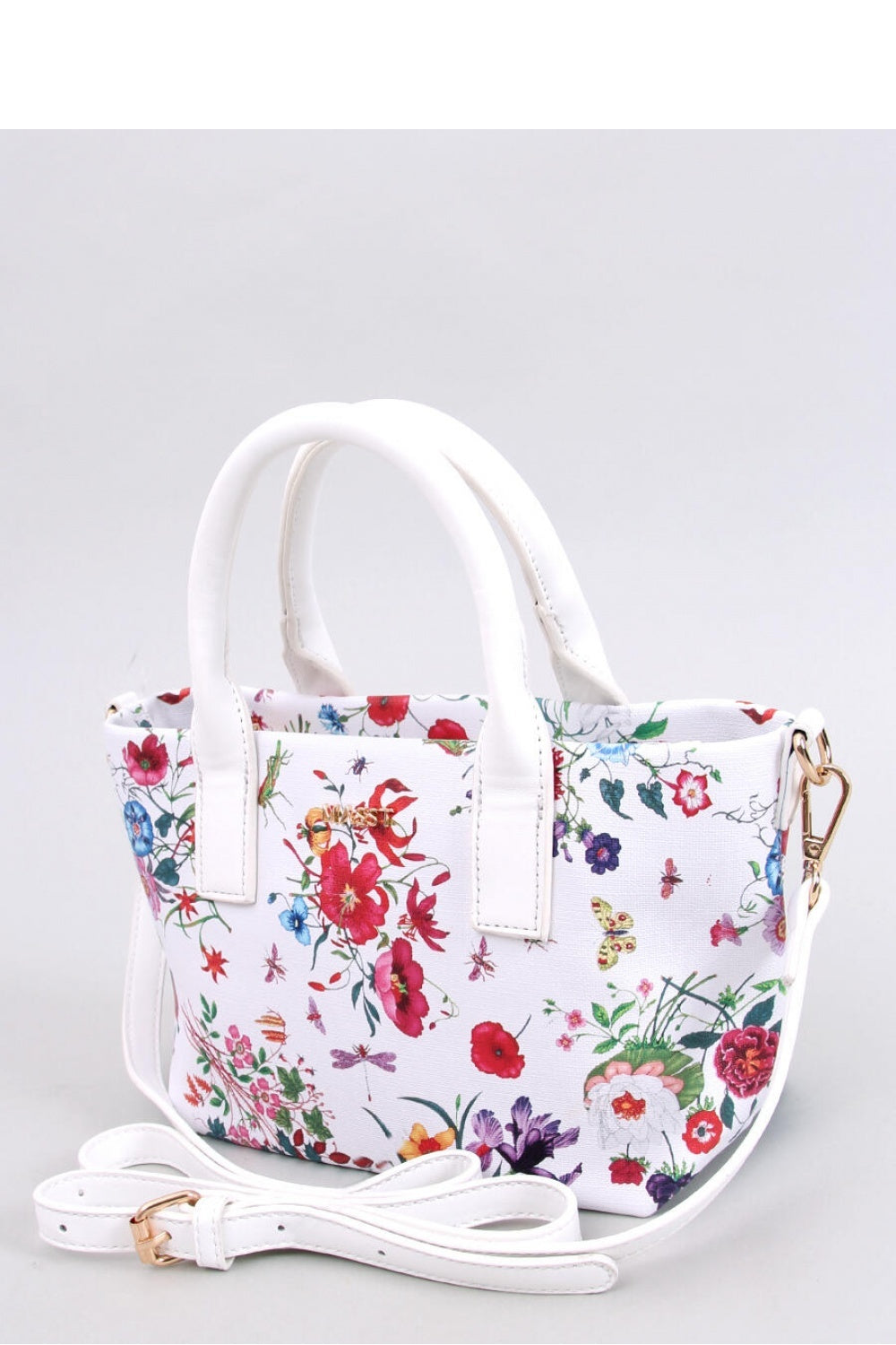 white - Trunk handbag model 180795 Inello