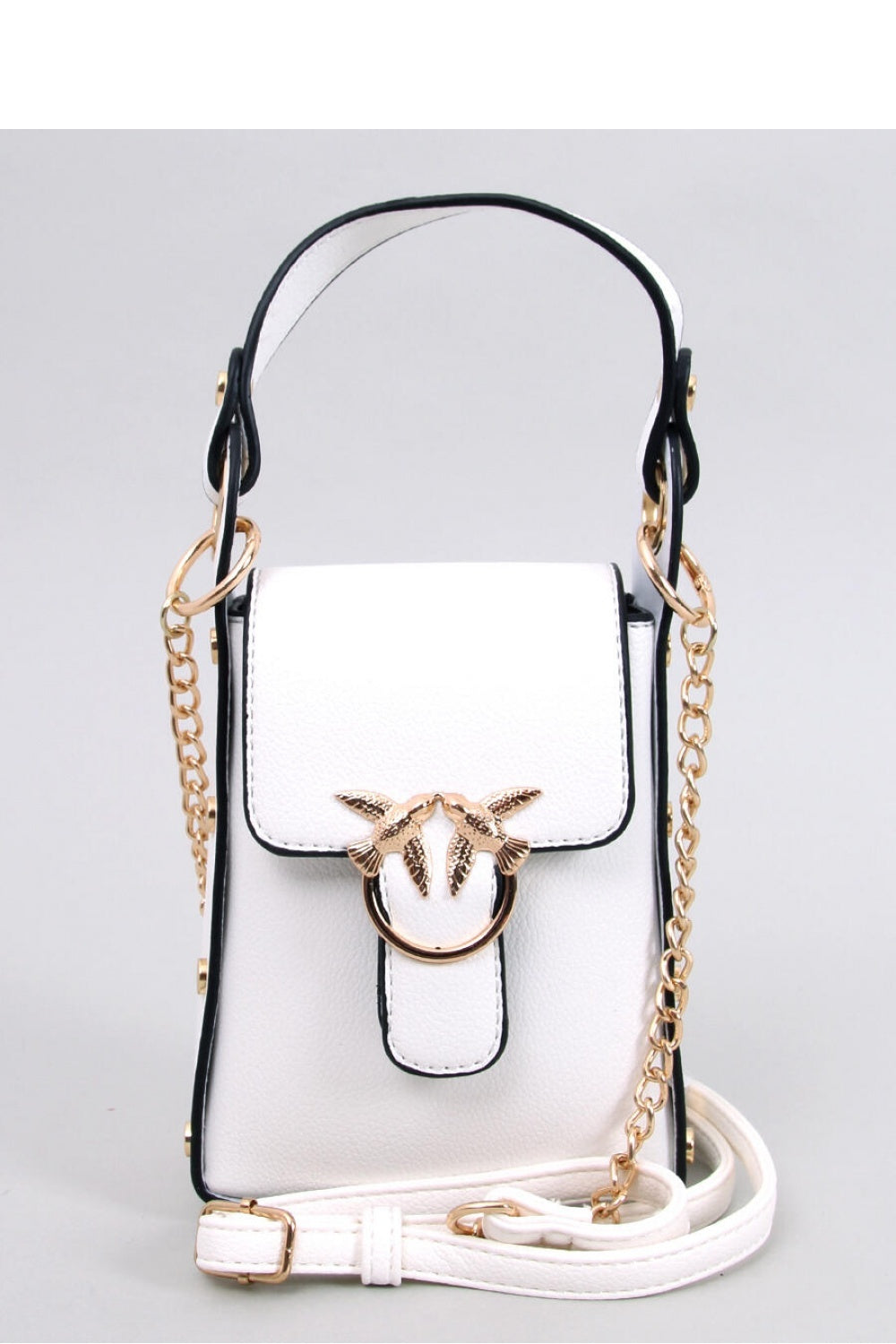 white - Trunk handbag model 180834 Inello