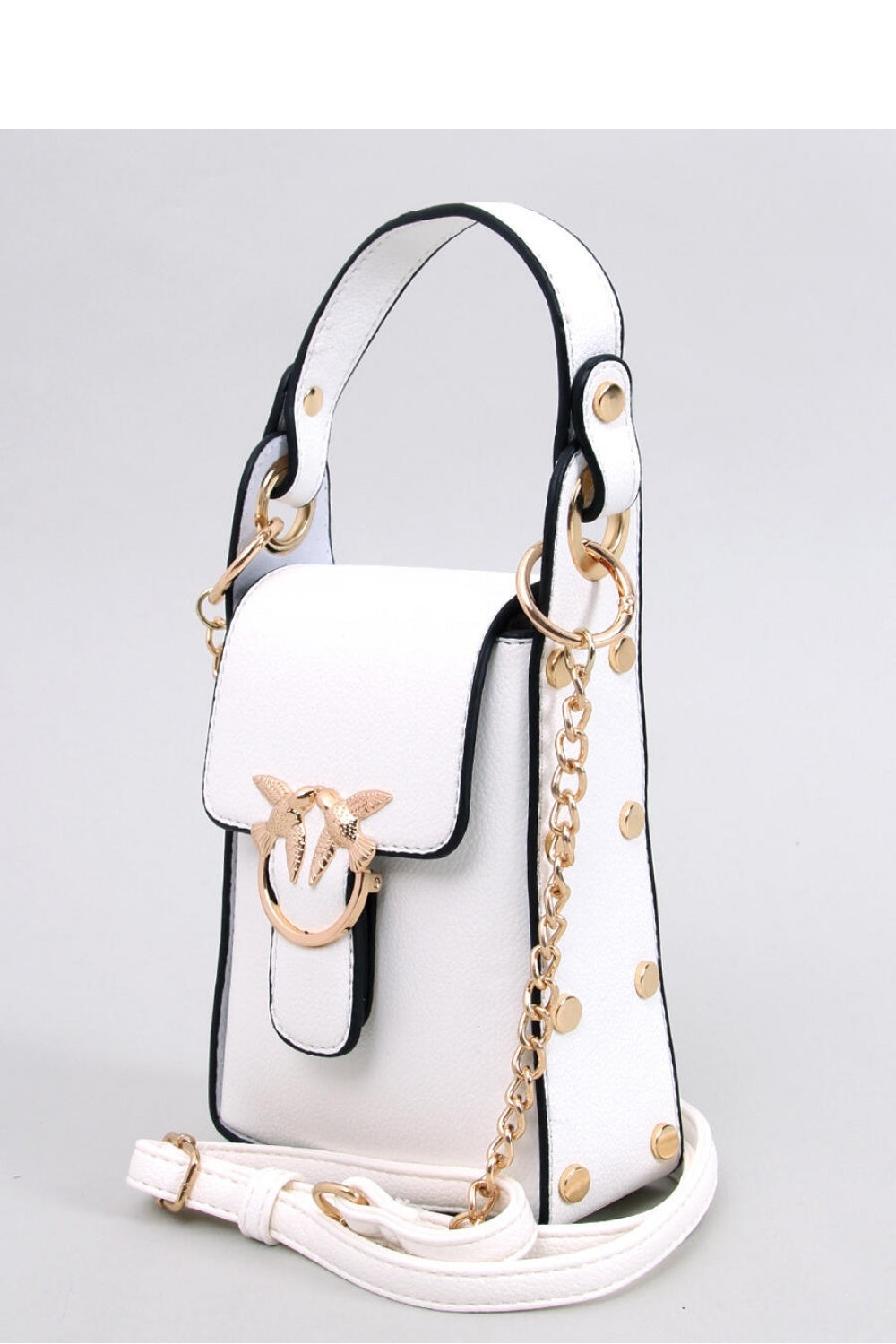 white - Trunk handbag model 180834 Inello