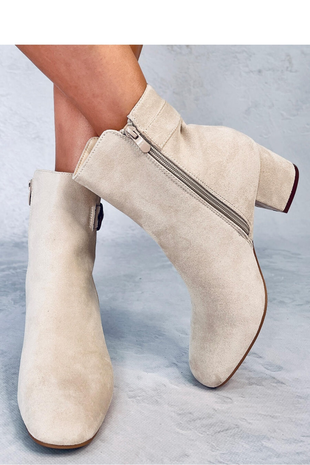 beige - Heel boots model 184470 Inello