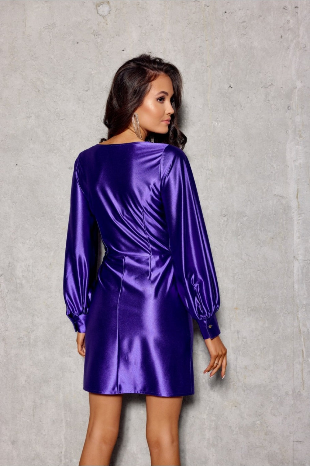 violet - Short dress model 186660 Roco Fashion