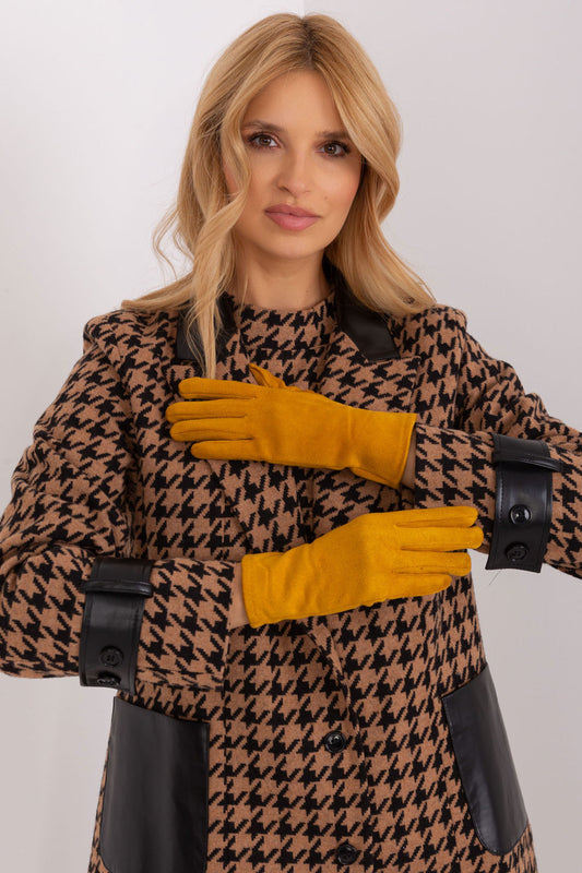 yellow - Gloves model 190826 AT